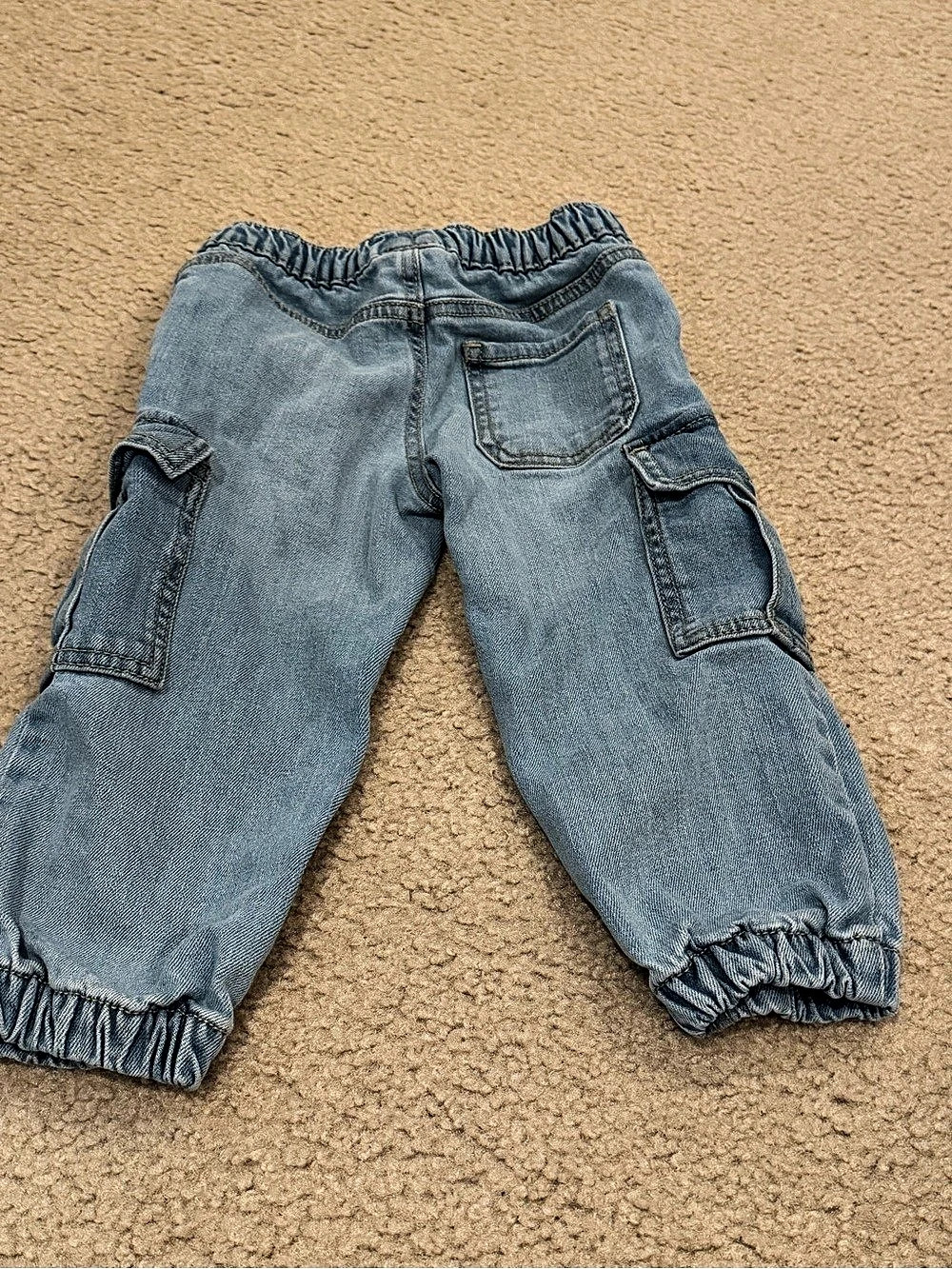 OshKosh B'gosh Toddler Boy Denim Cargo Joggers Blue 3T/3